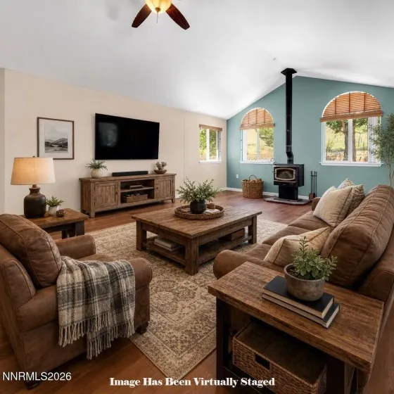 Living Room Virtually Staged