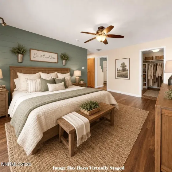 Primary Bedroom Virtually Staged