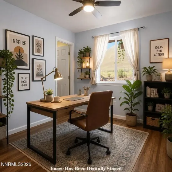 Office Virtually Staged