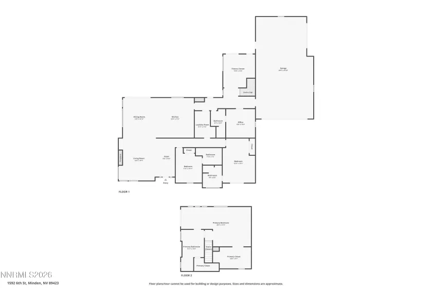 1592 6th, Minden, Nevada 89423, 4 Bedrooms Bedrooms, ,4 BathroomsBathrooms,Residential,Residential,6th,0,260009061