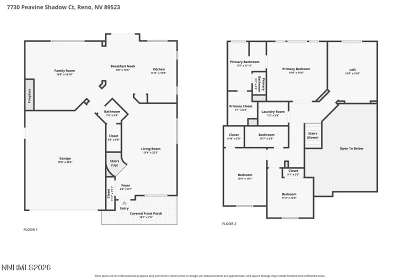 7730 Peavine Shadow, Reno, Nevada 89523, 3 Bedrooms Bedrooms, ,3 BathroomsBathrooms,Residential,Residential,Peavine Shadow,0,260009113