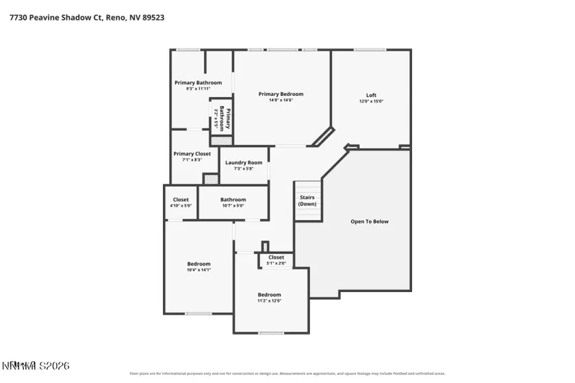 7730 Peavine Shadow, Reno, Nevada 89523, 3 Bedrooms Bedrooms, ,3 BathroomsBathrooms,Residential,Residential,Peavine Shadow,0,260009113