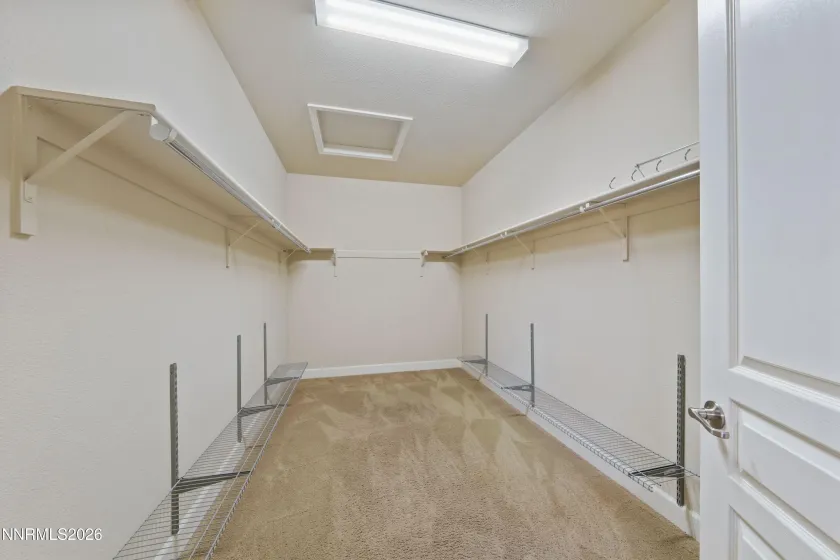 primary walk in closet