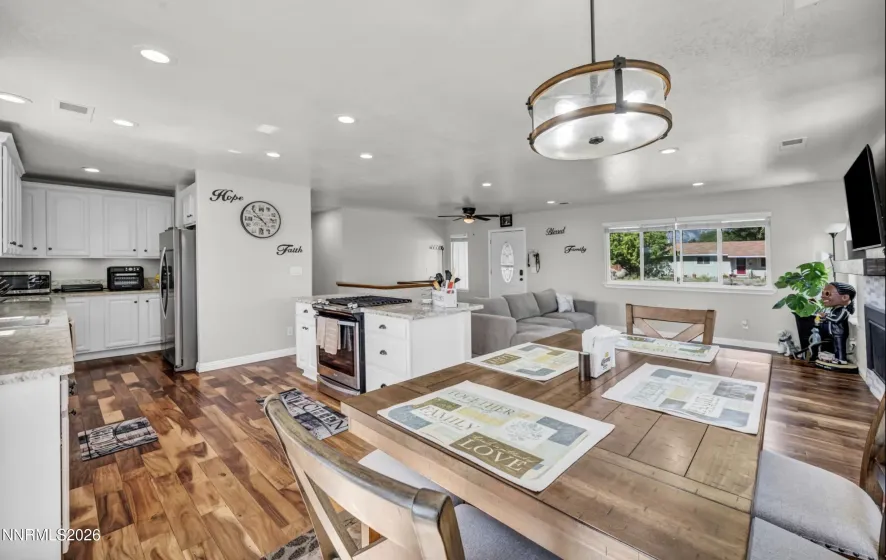 Open living main house