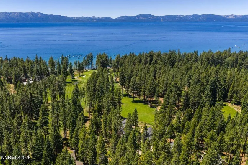 Aerial looking west