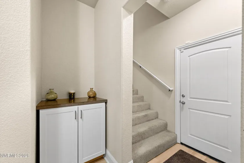 Stairs to gameroom