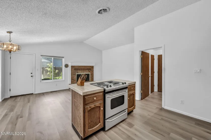 Family Room and Kitchen