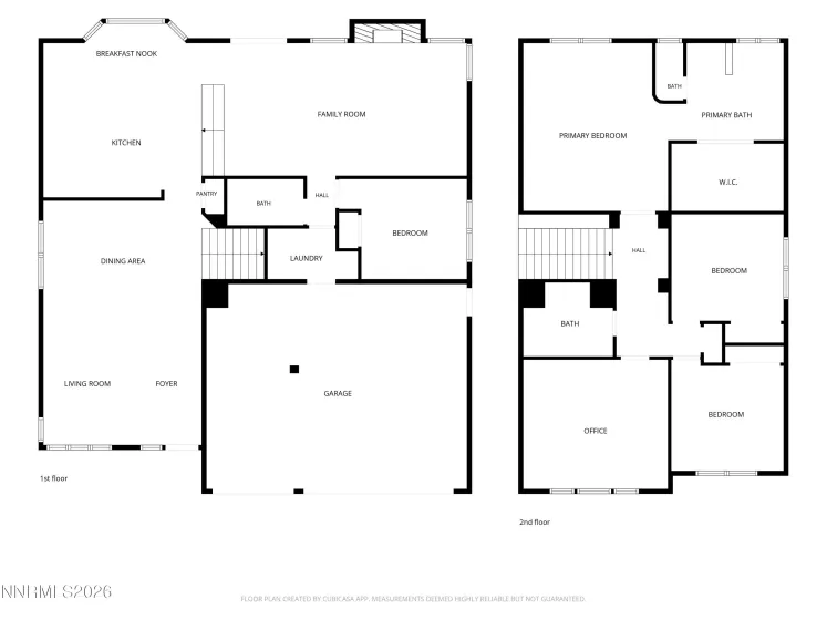 Floorplan: Downstairs & Upstairs