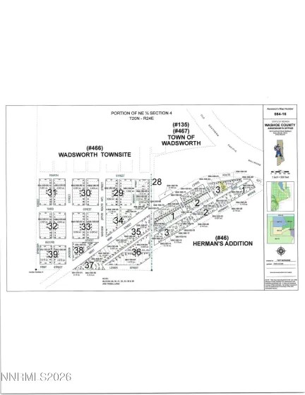 0 Main, Wadsworth, Nevada 89442, ,Land,Residential,Main,0,260009594