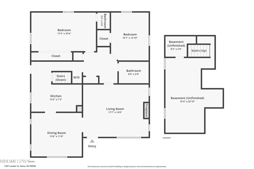 1207 Lander, Reno, Nevada 89509, 2 Bedrooms Bedrooms, ,2 BathroomsBathrooms,Residential,Residential,Lander,0,260009639