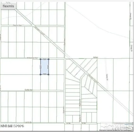 3155 Quince, Silver Springs, Nevada 89429, ,Land,Residential,Quince,0,260009646
