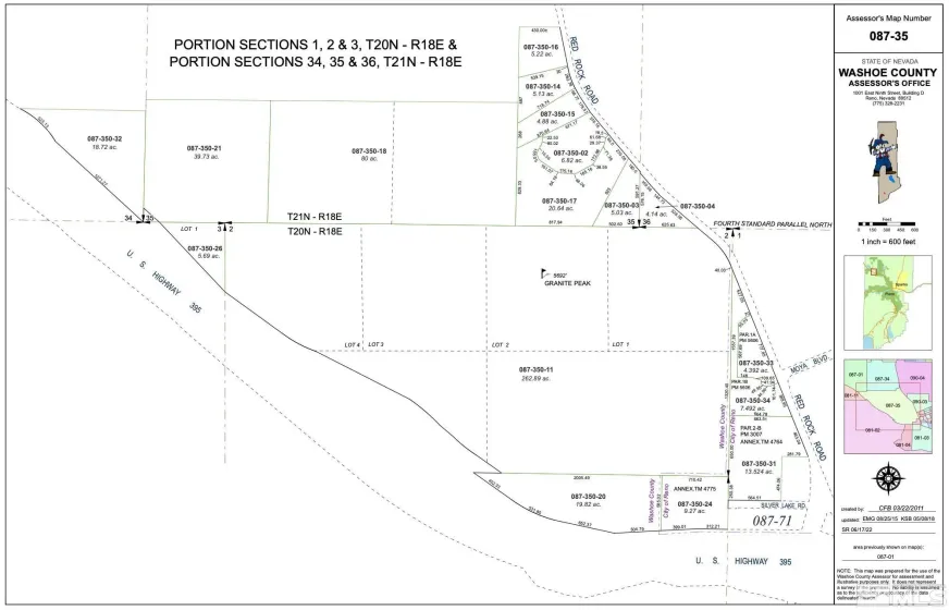 Red Rock 19.82 Acres, Reno, Nevada 89508, ,Land,Residential,Acres,0,240014019