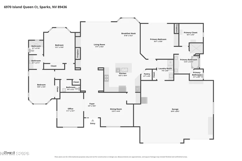 6970 Island Queen, Sparks, Nevada 89436, 3 Bedrooms Bedrooms, ,3 BathroomsBathrooms,Residential,Residential,Island Queen,0,260009784