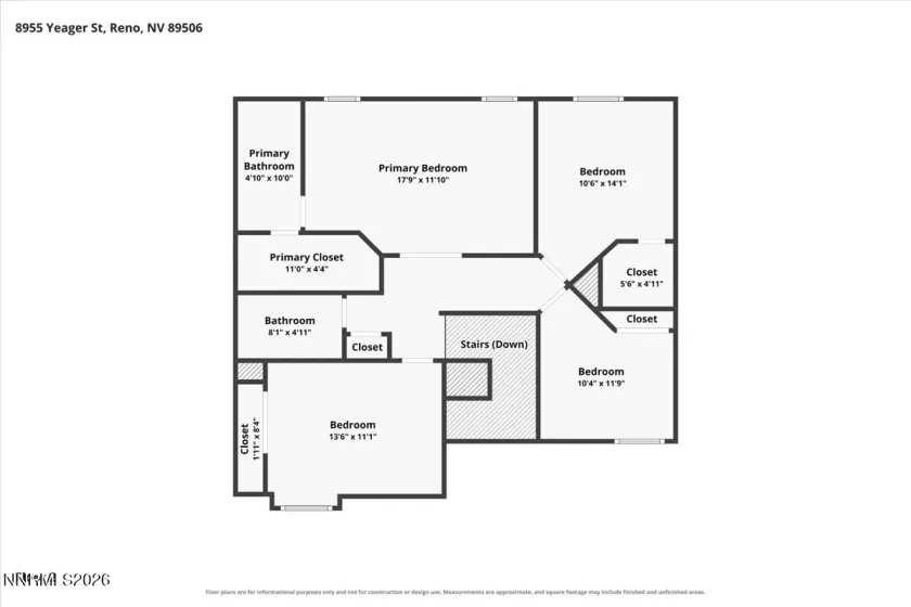 8955 Yeager, Reno, Nevada 89506, 4 Bedrooms Bedrooms, ,3 BathroomsBathrooms,Residential,Residential,Yeager,0,260009804