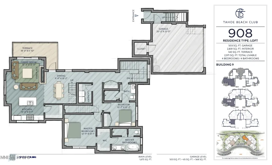 46 Beach Club, Stateline, Nevada 89449, 4 Bedrooms Bedrooms, ,4 BathroomsBathrooms,Residential,Residential,Beach Club,0,260009837