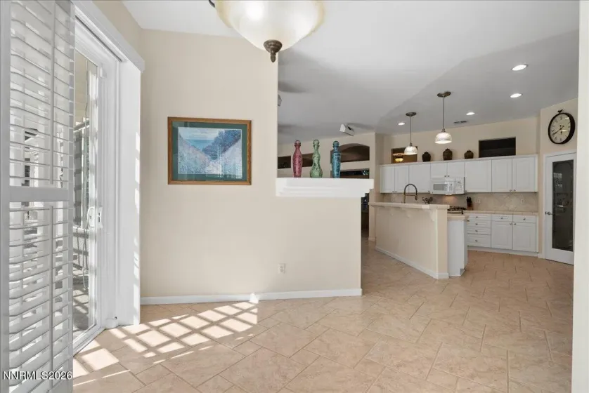Dining off kitchen