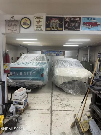 Inside the shop.