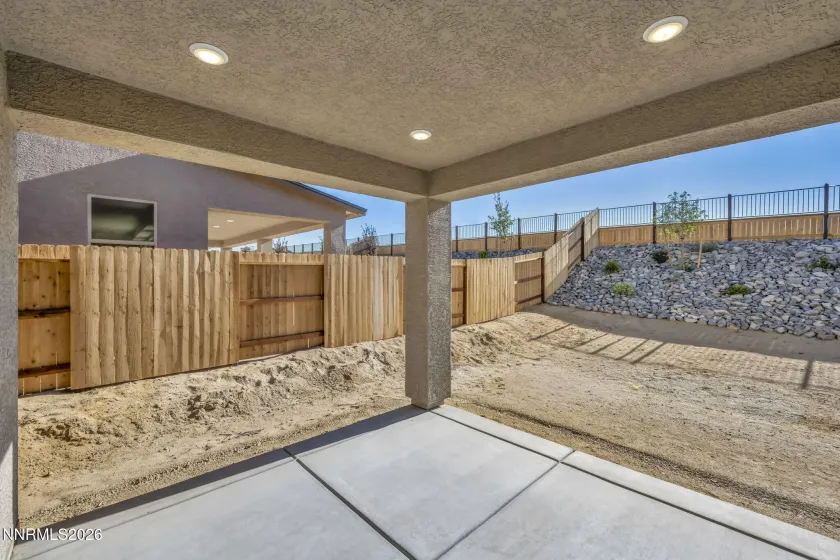 Covered patio
