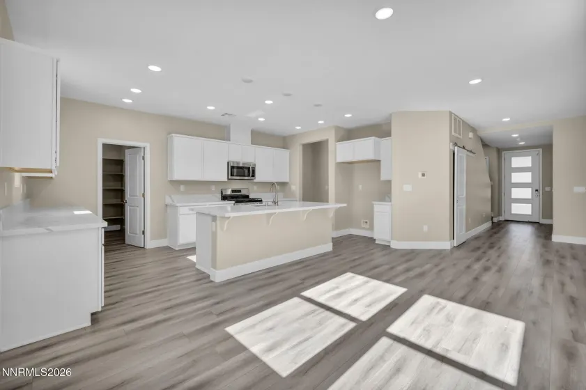 Huge walk-in pantry