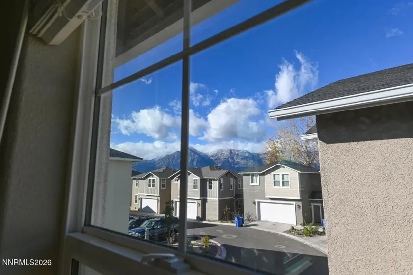 Peek Mountain View from Primary bedroom