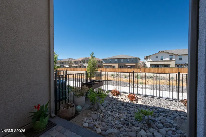 Fully Fenced Front Patio/Courtyard