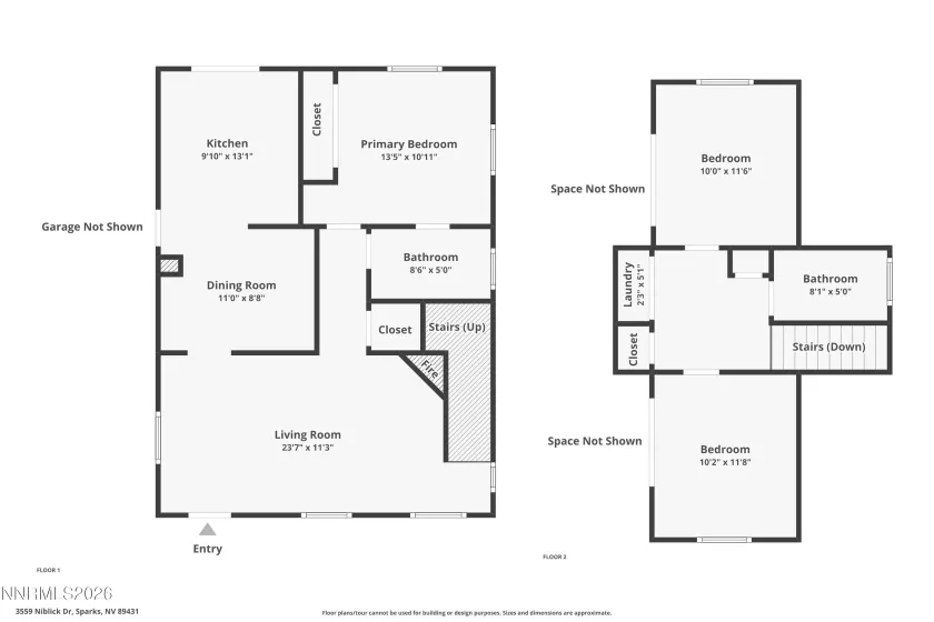 3559 Niblick, Sparks, Nevada 89431, 3 Bedrooms Bedrooms, ,2 BathroomsBathrooms,Residential,Residential,Niblick,0,260009964