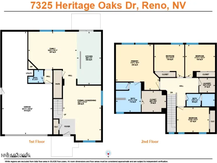 7325 Heritage Oaks, Reno, Nevada 89523, 4 Bedrooms Bedrooms, ,3 BathroomsBathrooms,Residential,Residential,Heritage Oaks,0,260010030