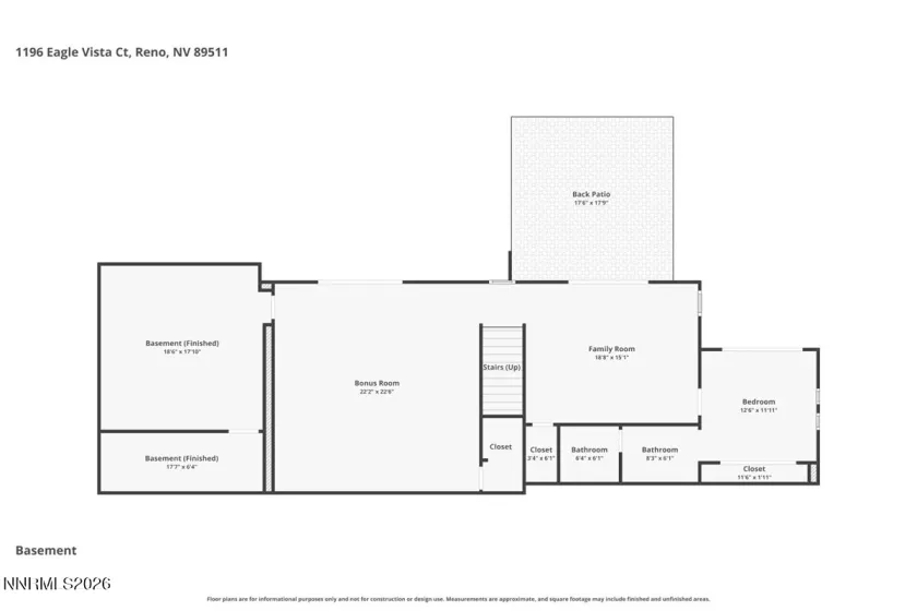 1196 Eagle Vista, Reno, Nevada 89511, 5 Bedrooms Bedrooms, ,6 BathroomsBathrooms,Residential,Residential,Eagle Vista,0,260010066
