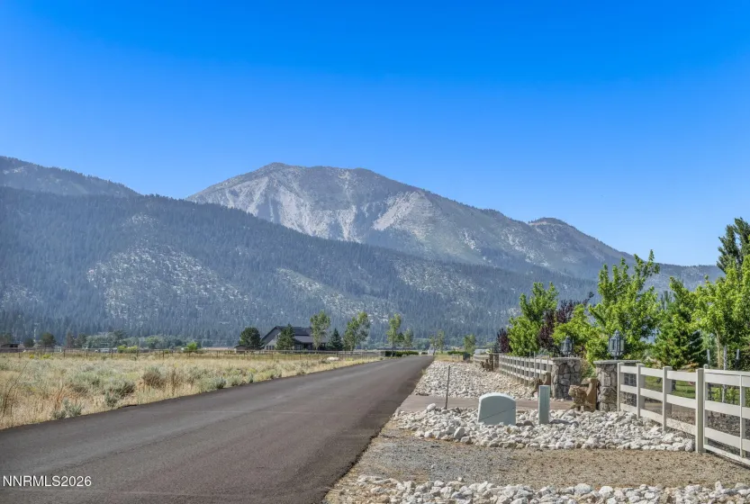 View From Road In Front Of Property