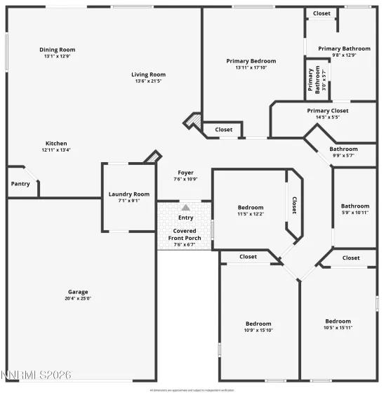 18212 Polar Bear, Reno, Nevada 89508, 4 Bedrooms Bedrooms, ,3 BathroomsBathrooms,Residential,Residential,Polar Bear,0,260010127