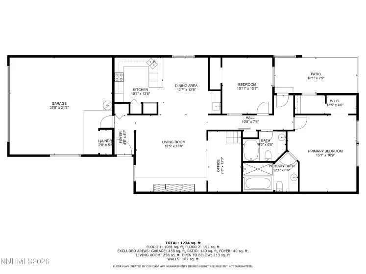 1001 Aspen Grove, Minden, Nevada 89423, 2 Bedrooms Bedrooms, ,2 BathroomsBathrooms,Residential,Residential,Aspen Grove,0,260010155