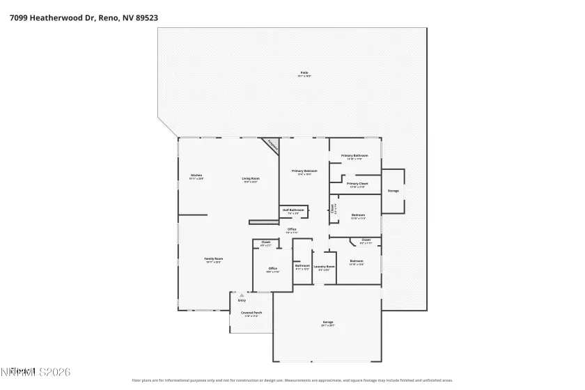 7099 Heatherwood, Reno, Nevada 89523, 4 Bedrooms Bedrooms, ,3 BathroomsBathrooms,Residential,Residential,Heatherwood,0,260010188