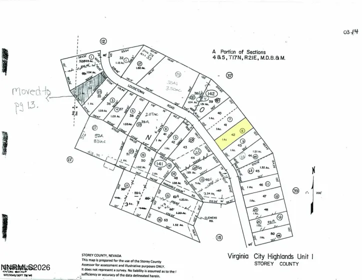 1761 Lousetown, Reno, Nevada 89521, ,Land,Residential,Lousetown,0,260010273