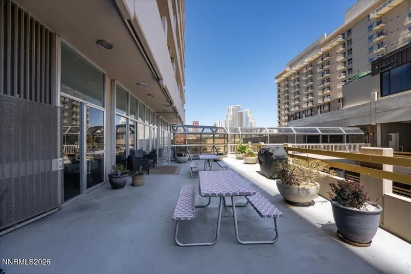 Large Patio off Meeting/Community Room HOA Amenity