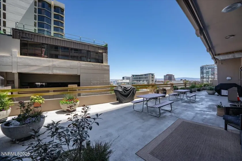 Large Patio off Meeting/Community Room HOA Amenity