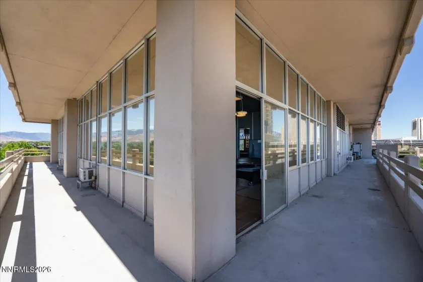 Large Patio off Meeting/Community Room HOA Amenity