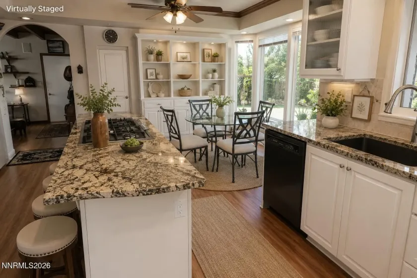 Virtually Staged Nook