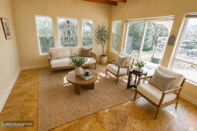 Virtually Staged Sun room