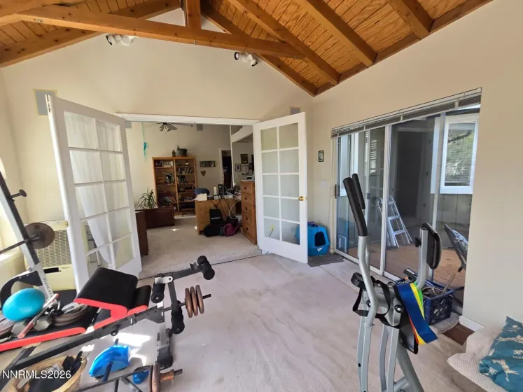 bonus room/rec room on second story