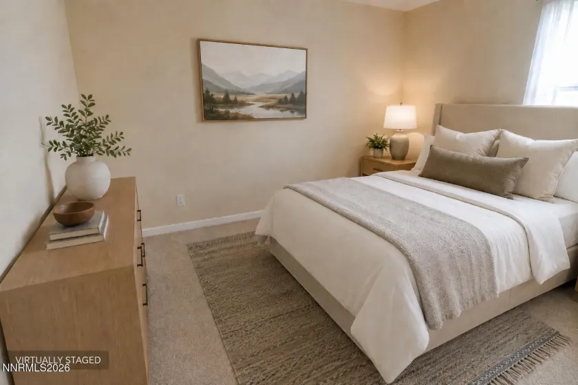 Virtually Staged 3rd Bedroom