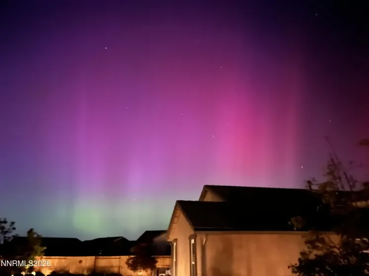 It's real! Aurora Borealis picture taken by next door neighbor.
