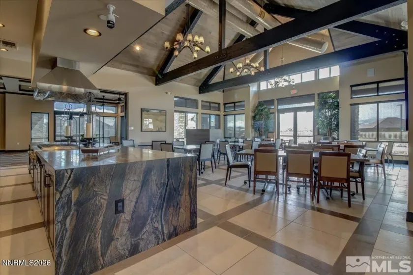 Community kitchen and event room. Small meeting rooms adjoin.