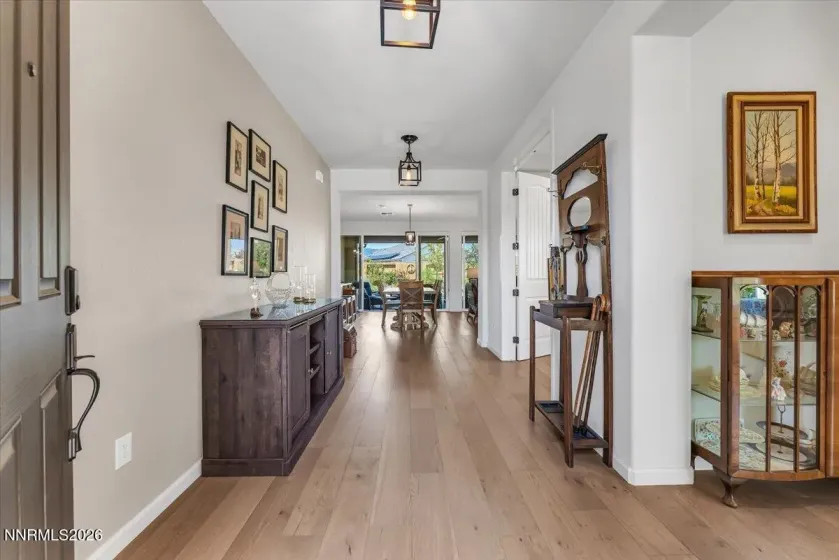Engineered hardwood flooring. 9 foot ceilings.