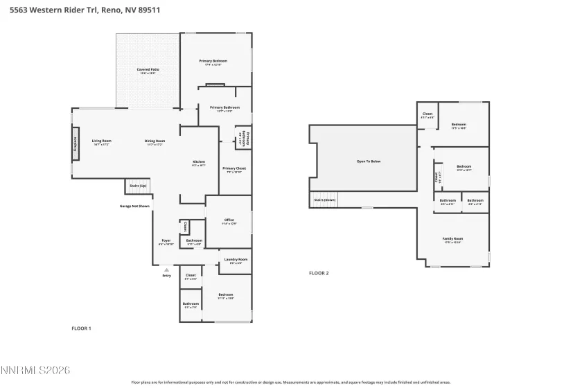 5563 Western Rider, Reno, Nevada 89511, 4 Bedrooms Bedrooms, ,4 BathroomsBathrooms,Residential,Residential,Western Rider,0,260010454