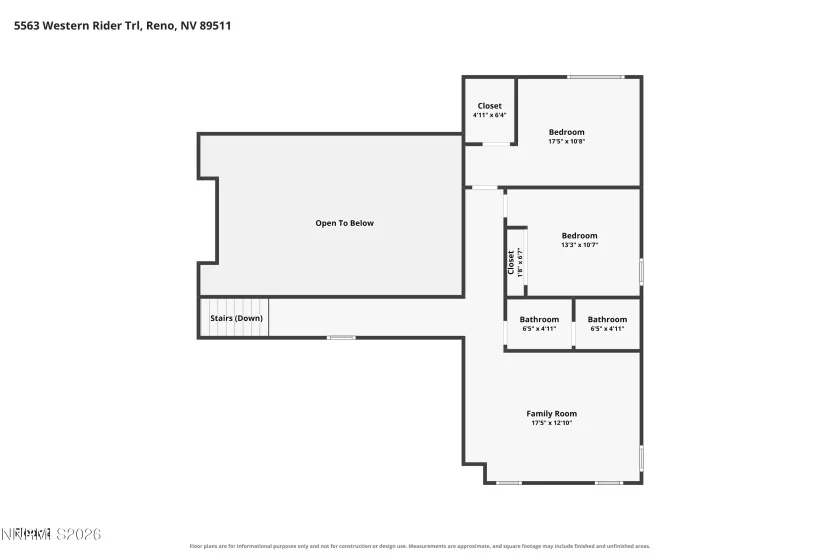 5563 Western Rider, Reno, Nevada 89511, 4 Bedrooms Bedrooms, ,4 BathroomsBathrooms,Residential,Residential,Western Rider,0,260010454