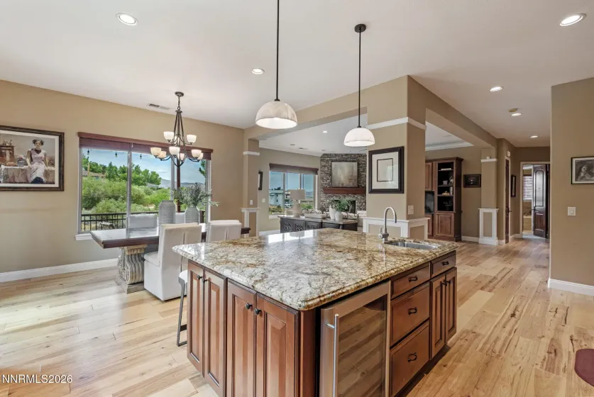 Kitchen looking to Great Room