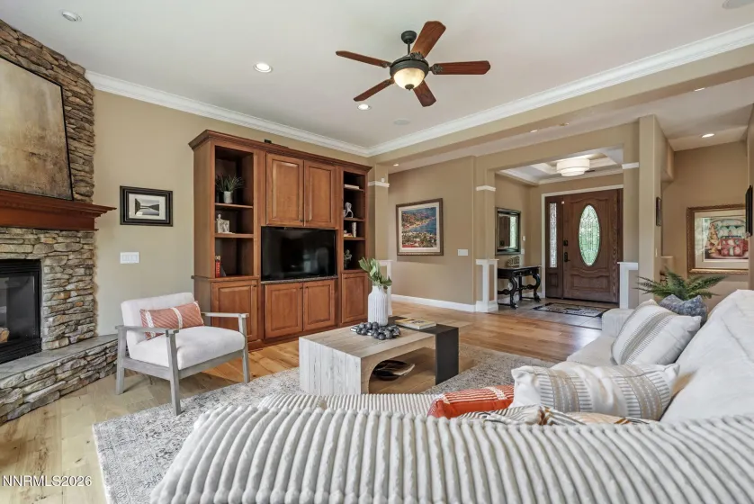 Living Room w/Fireplace
