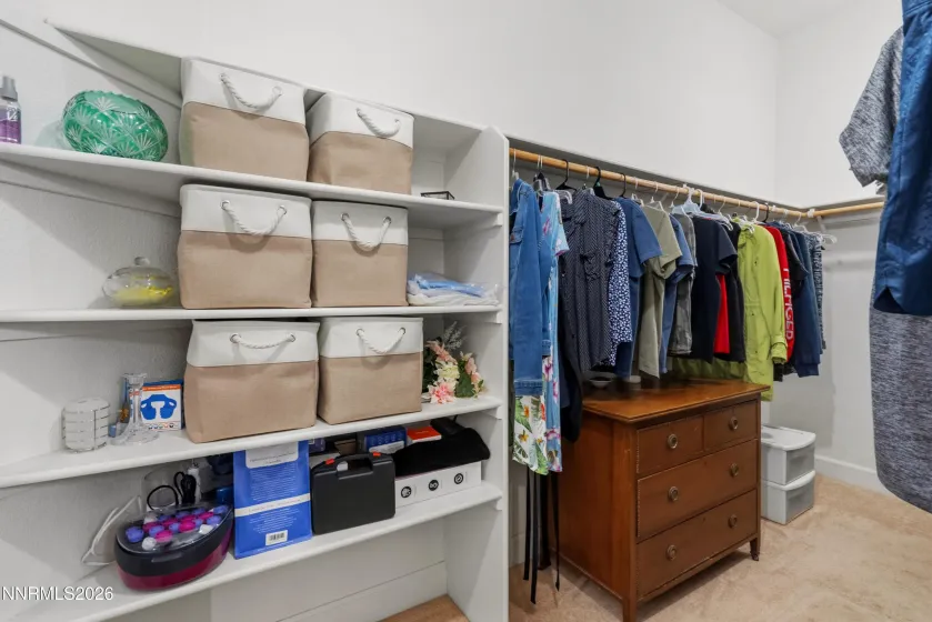 Her closet primary bedroom