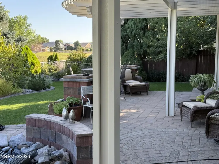 Back covered patio