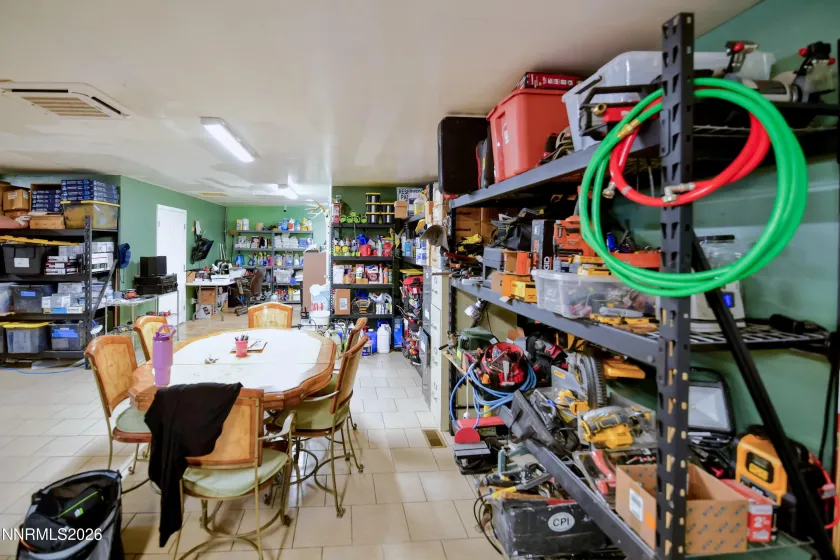 Maintenance area storage